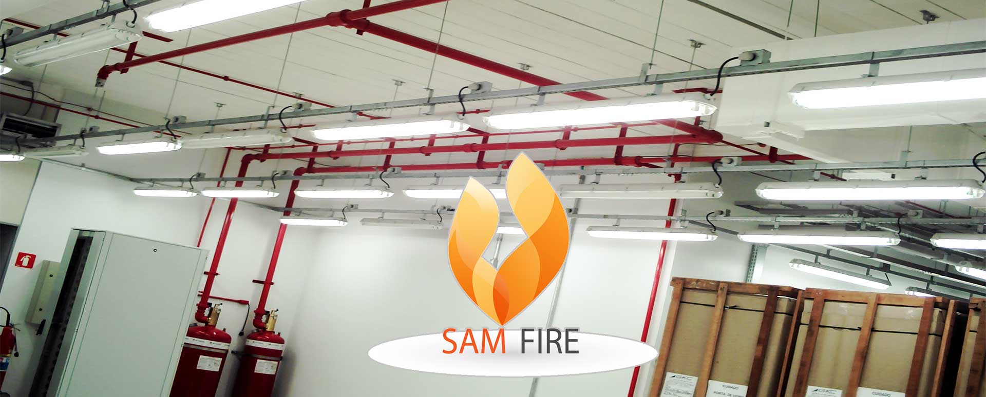 Imagem de tecnologia para incêndio